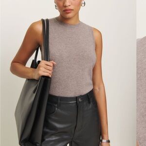 The reformation cashmere top like new